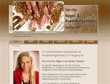 Tablet Screenshot of freigericht-nagelstudio.de